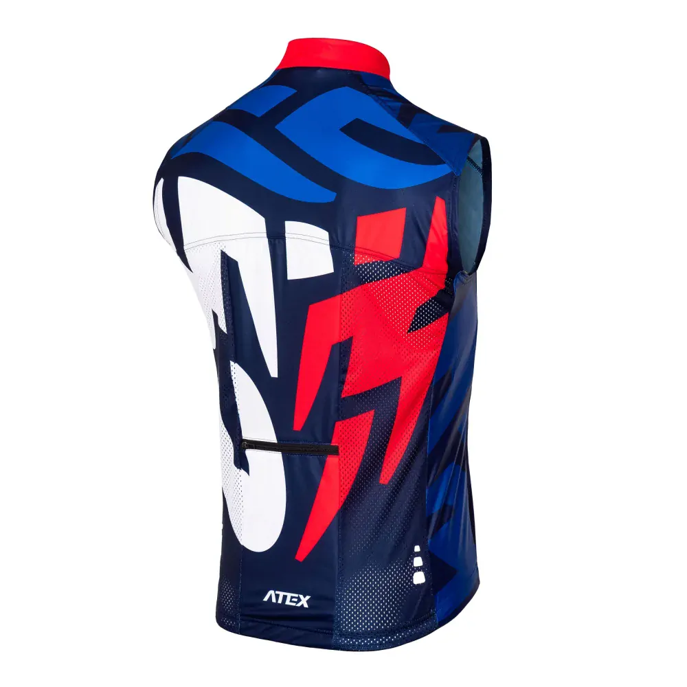 Cyklo vesta se zipovou kapsou